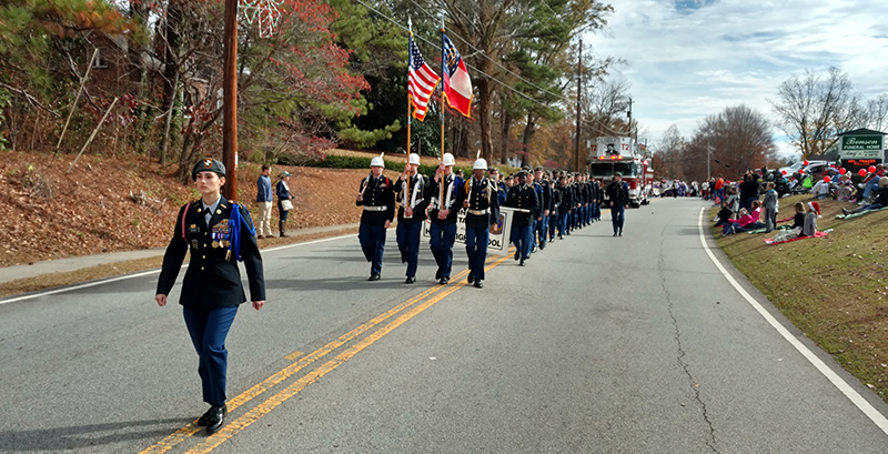 JROTC Christmas parade 800