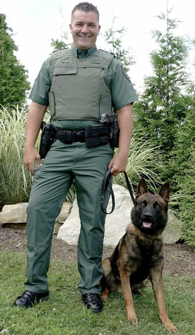 Deputy Key and K 9 Rex Photo