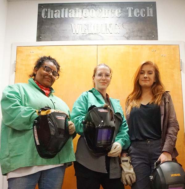 Chattahoochee Tech Students Prove that Welding is for Women Too