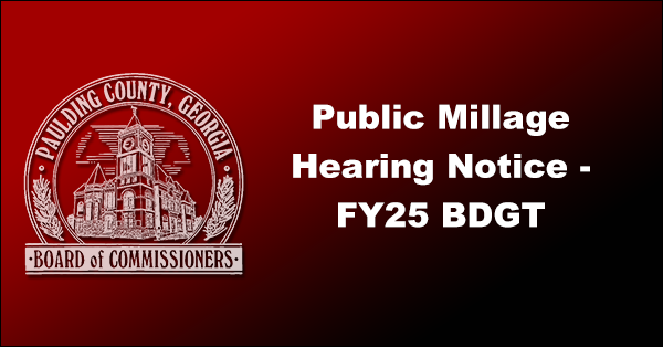 Millage NoticeFY25
