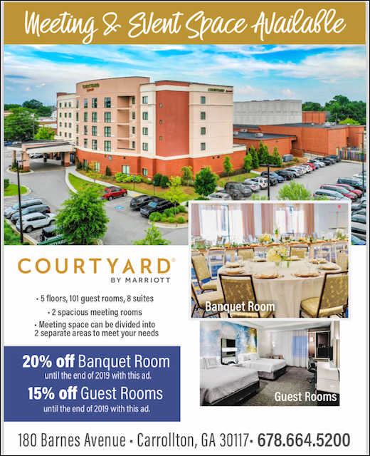 Courtyard Banquet Guest Room Flyer